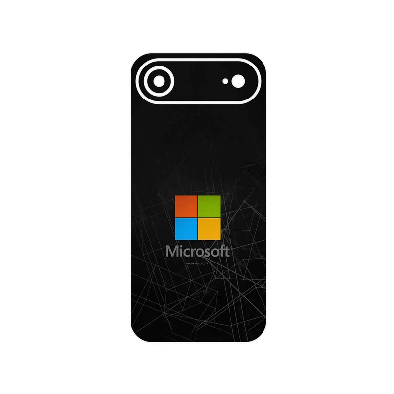 برچسب پوششی ماهوت مدل Microsoft_Logo مناسب برای گوشی موبایل اپل iPhone 17 Air