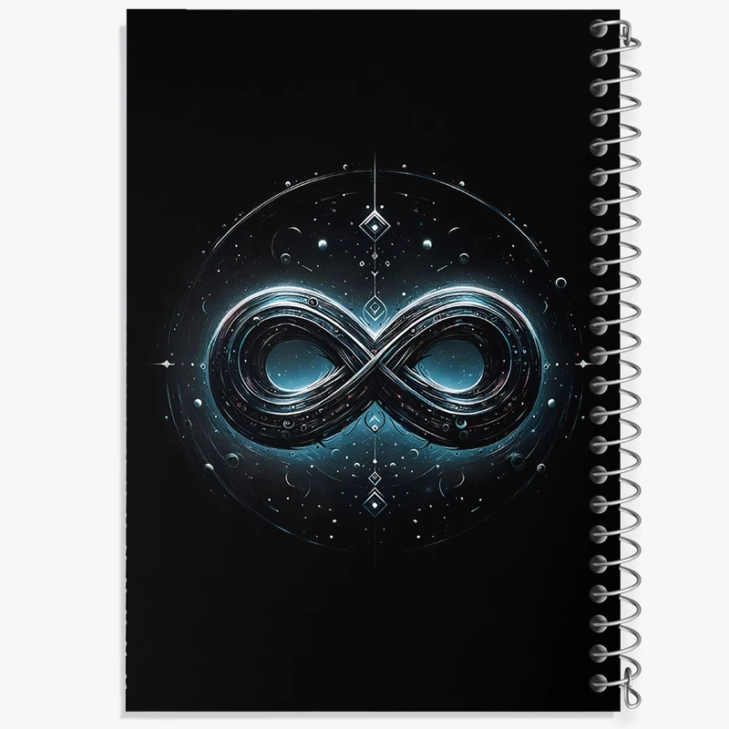 دفتر شطرنجی 50 برگ خندالو طرح علامت بی نهایت کد F10610