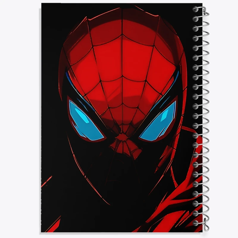 دفتر شطرنجی 50 برگ خندالو طرح مرد عنکبوتی کد F9372