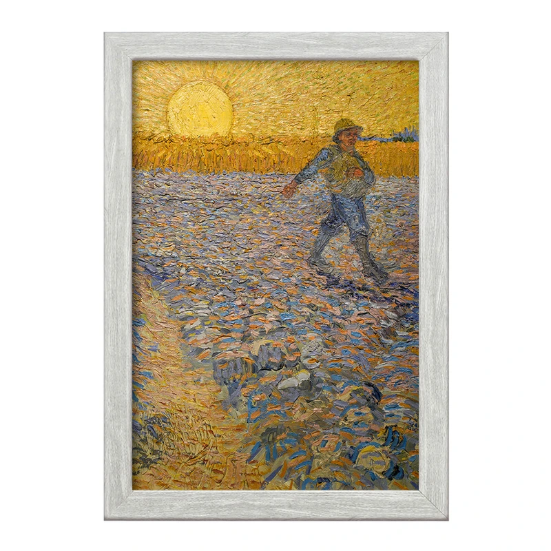 تابلو خندالو طرح بذرپاش ونسان ونگوگ (Van Gogh) کد 36821