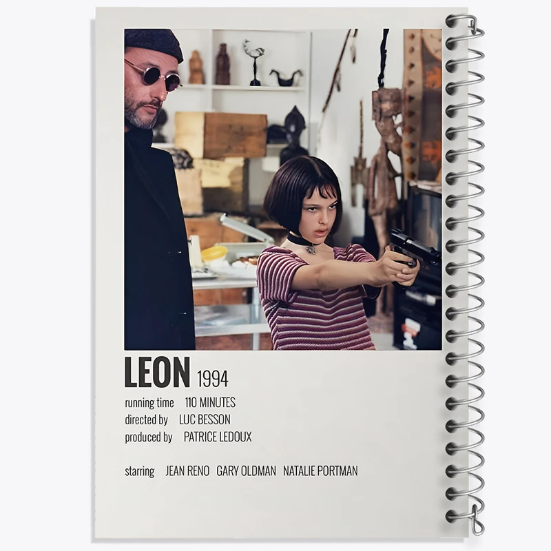 دفتر نقاشی 50 برگ خندالو طرح لئون و ماتیلدا کد F13360