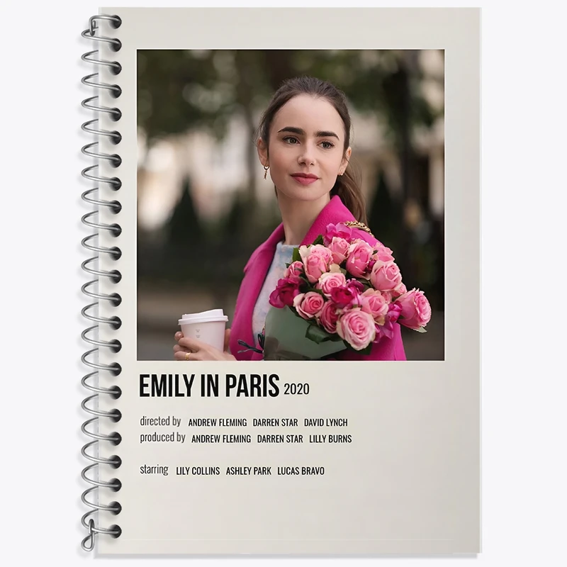 دفتر لغت 50 برگ خندالو طرح امیلی در پاریس (Emily in Paris) کد F13072