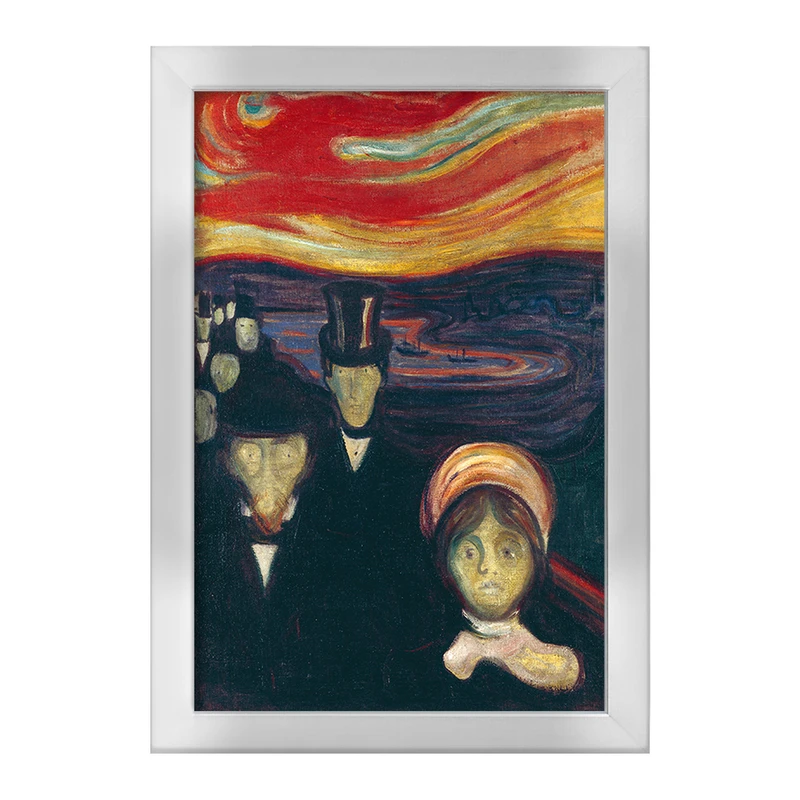 تابلو خندالو طرح نقاشی اضطراب ادوارد مونک کد F12490