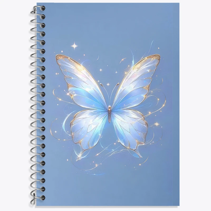 دفتر نت موسیقی 50 برگ خندالو طرح پروانه کد N7437