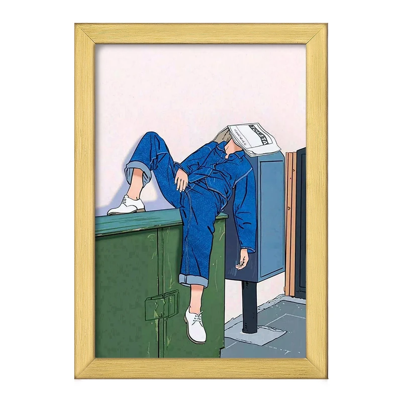 تابلو خندالو طرح دخترانه مینیمال کد F3250