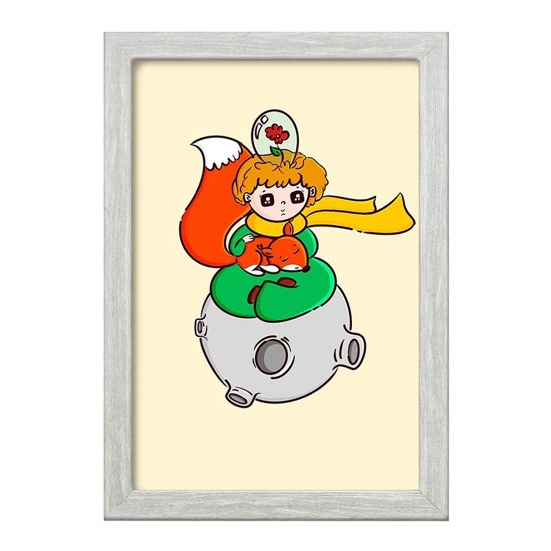 تابلو خندالو طرح شازده کوچولو کد 25759