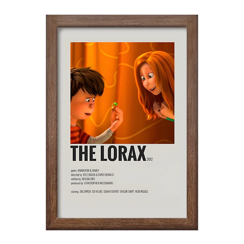 تابلو خندالو طرح لوراکس (The Lorax) کد F13253