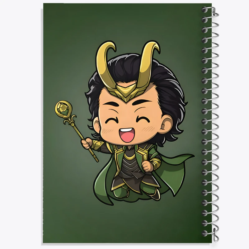 دفتر نقاشی 50 برگ خندالو طرح لوکی (Loki) کد F9418