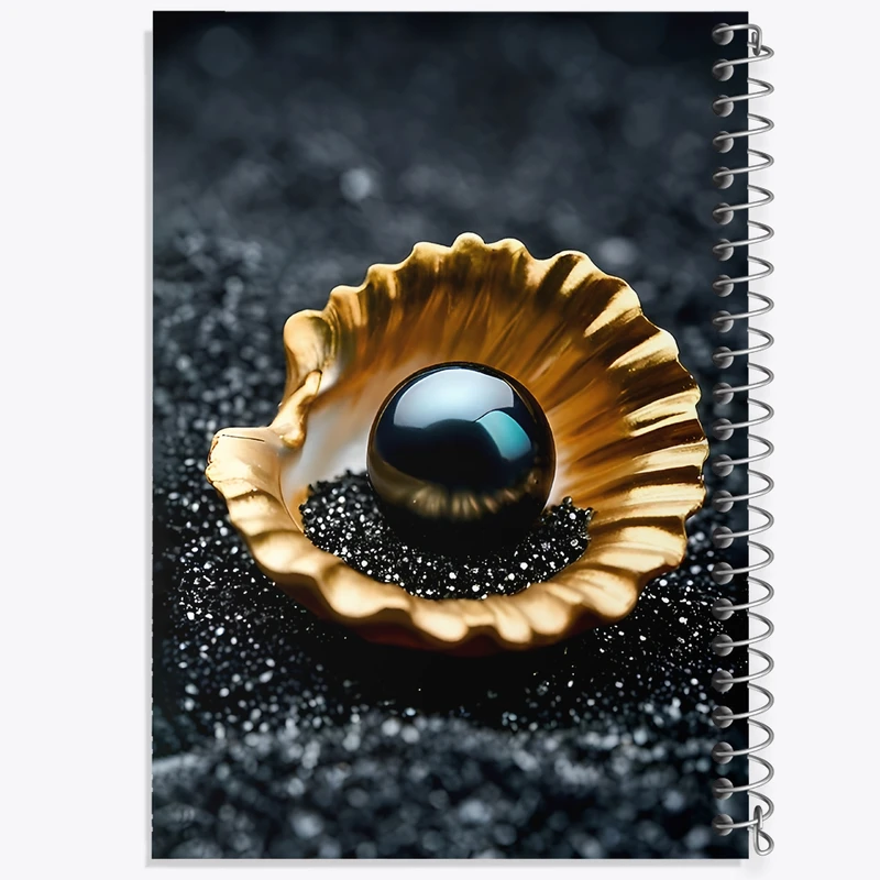 دفتر شطرنجی 50 برگ خندالو طرح مروارید و صدف کد F11522