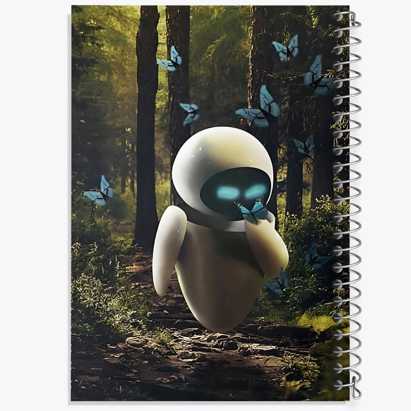 دفتر طراحی 50 برگ خندالو طرح وال ای (Wall-E) کد N6344