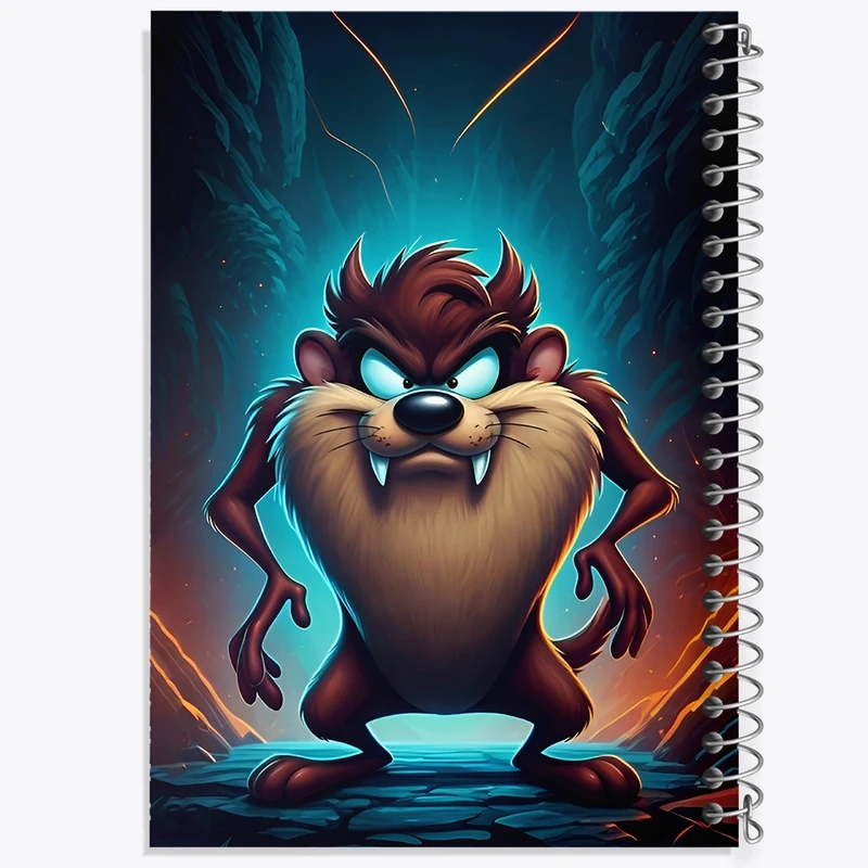 دفتر ژورنال نویسی 50 برگ خندالو مدل نقطه ای طرح تاز (Taz) کد F11749