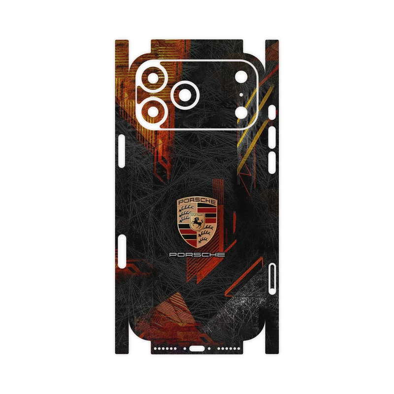 برچسب پوششی ماهوت مدل Porsche_Logo-FullSkin مناسب برای گوشی موبایل اپل iPhone 17 Pro Max
