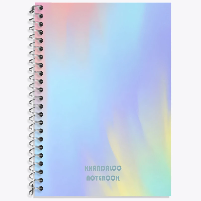 دفتر زبان 50 برگ خندالو مدل دو خط طرح مدرن  کد N8619