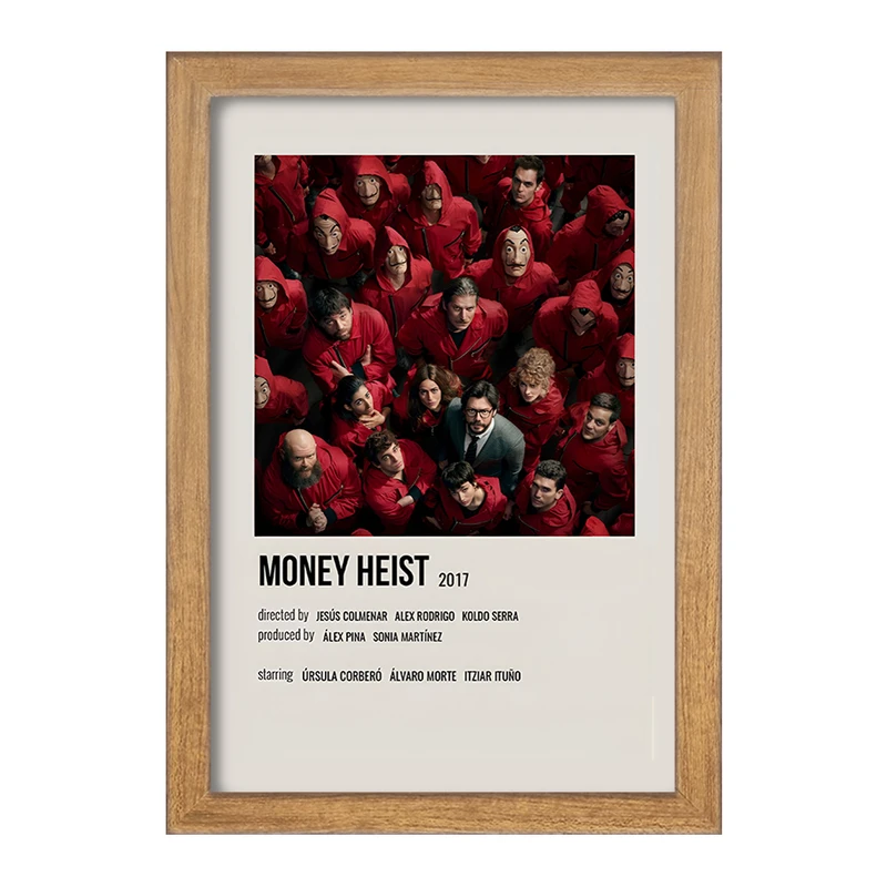 تابلو خندالو طرح خانه کاغذی (Money Heist) کد F13318