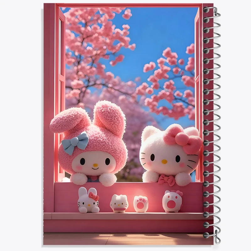 دفتر لیست خرید 50 برگ خندالو طرح هلو کیتی و ملودی کد F9179