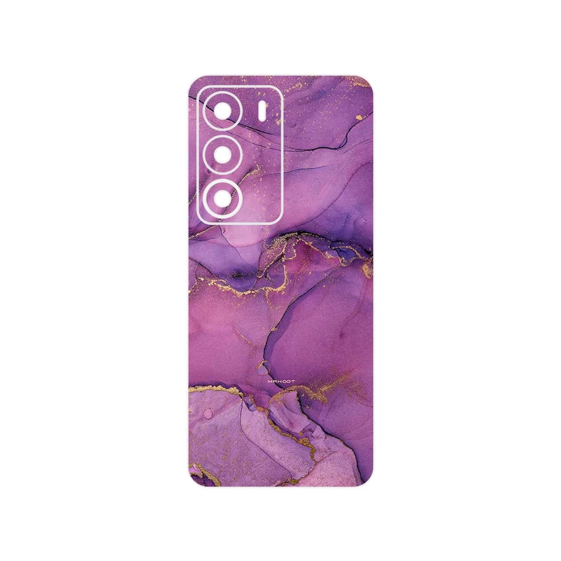 برچسب پوششی ماهوت مدل Purple Marble مناسب برای گوشی موبایل ریلمی C71