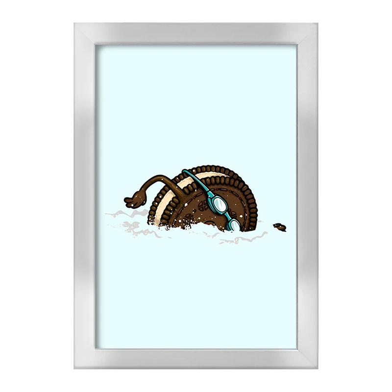 تابلو خندالو طرح بیسکویت شناگر کد F10604