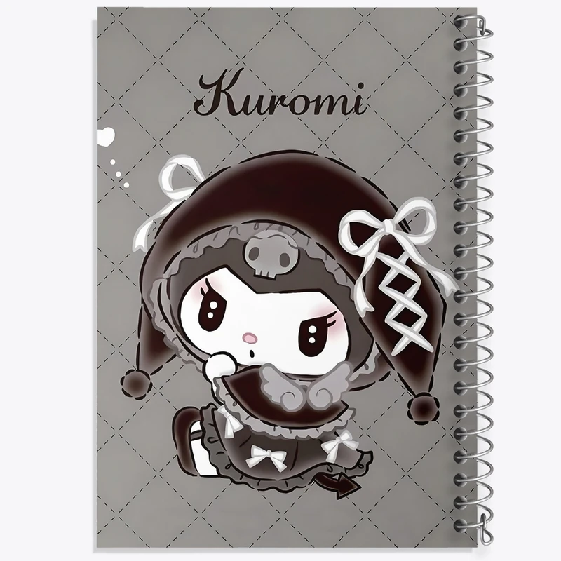 دفتر شطرنجی 50 برگ خندالو طرح کرومی (Kuromi) کد N8969