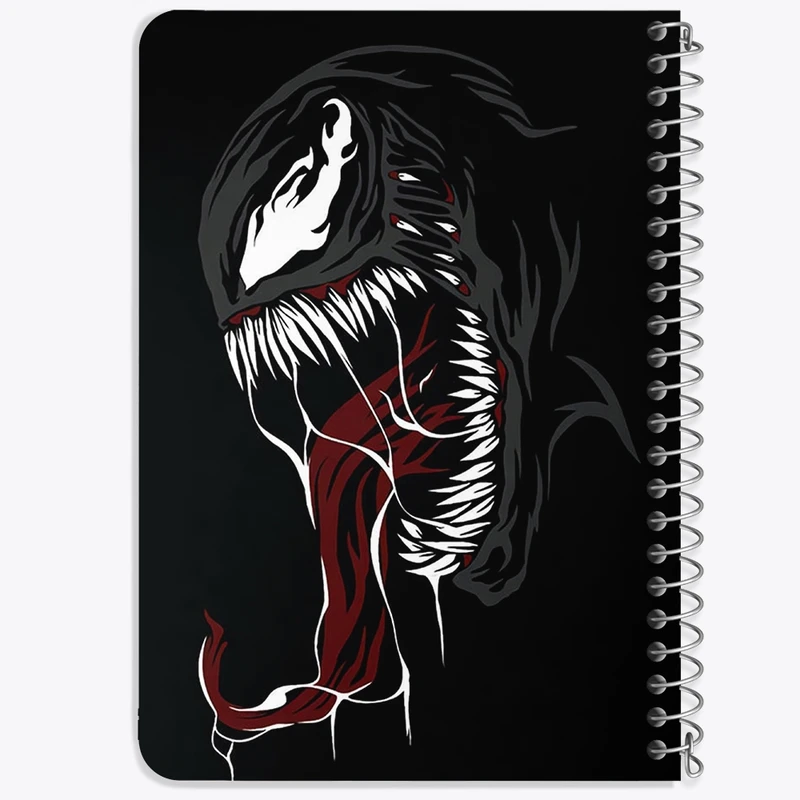 دفتر یادداشت 50 برگ خندالو طرح ونوم Venom کد 27315