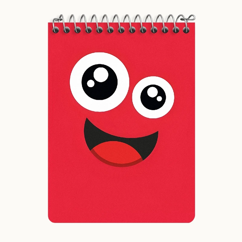 دفتر یادداشت 50 برگ خندالو طرح ایموجی کد N5398