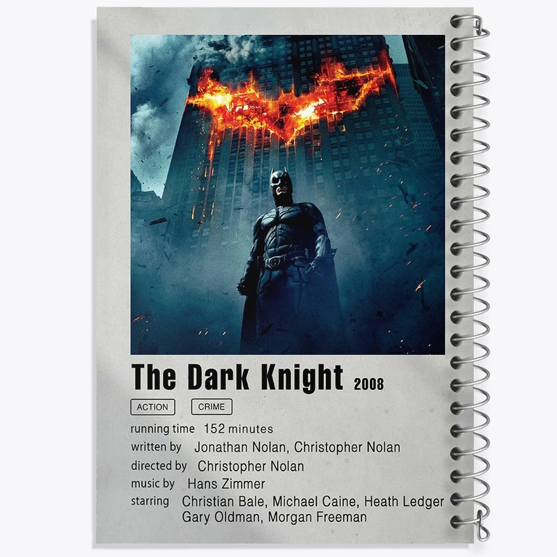 دفتر طراحی 50 برگ خندالو طرح شوالیه تاریکی (The Dark Knight) کد F11309