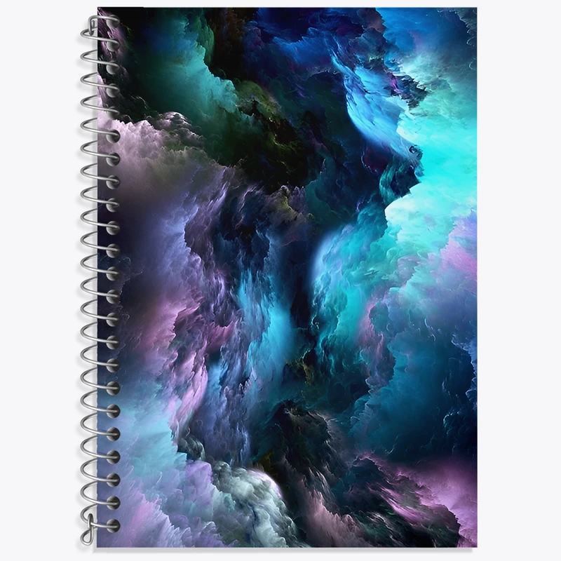 دفتر نت موسیقی 50 برگ خندالو طرح کهکشانی کد N7143