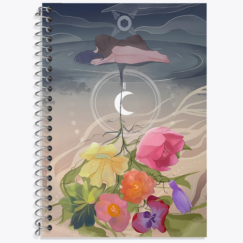 دفتر نت موسیقی 50 برگ خندالو طرح دخترانه فانتزی کد N8895