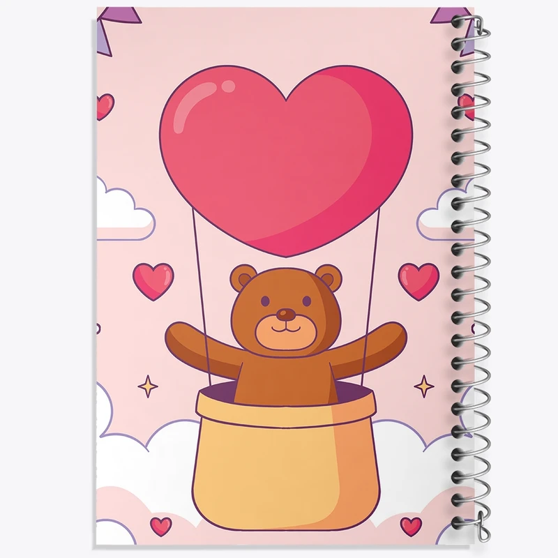 دفتر طراحی 50 برگ خندالو طرح خرس کد 26203