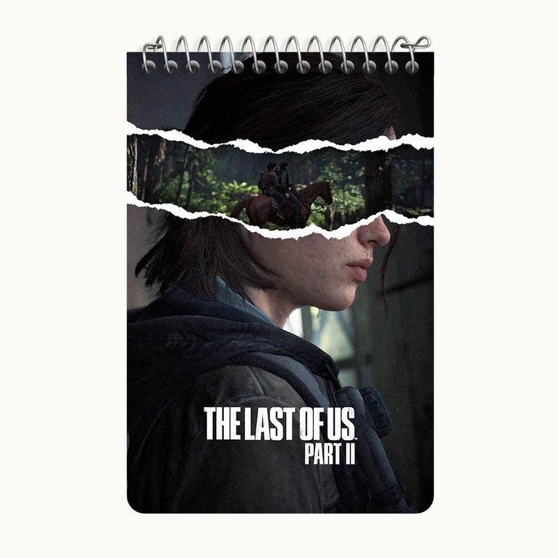 دفتر یادداشت 50 برگ خندالو طرح لست آف آس (The Last Of Us) کد F13600