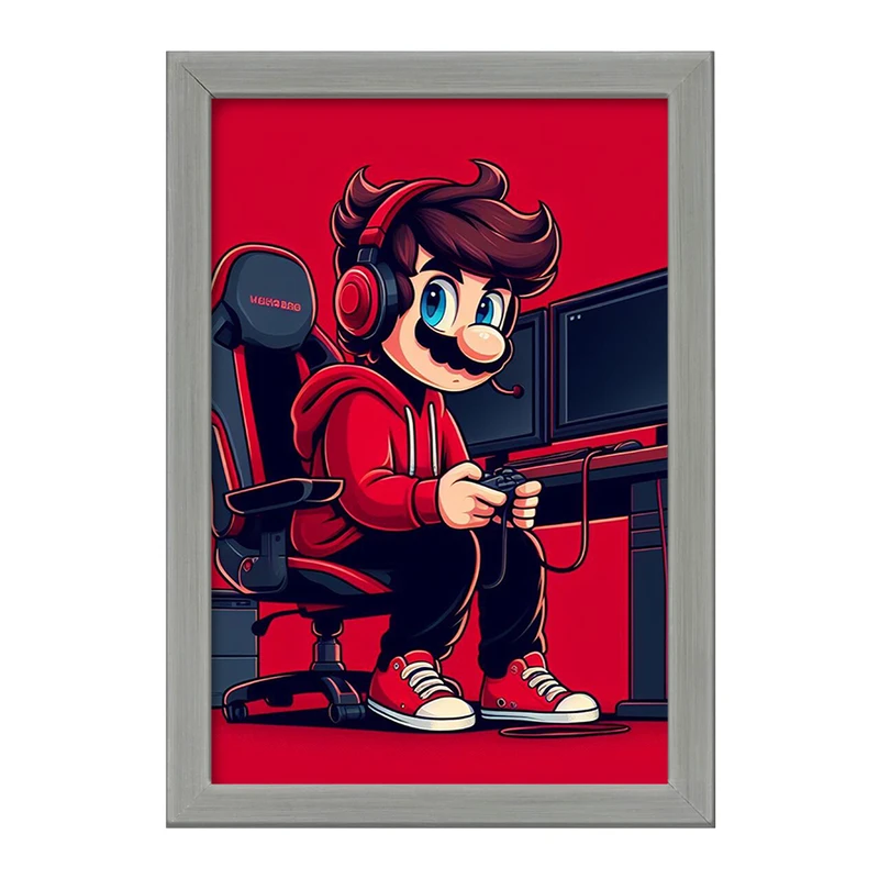 تابلو خندالو طرح سوپرماریو (Super Mario) کد F963