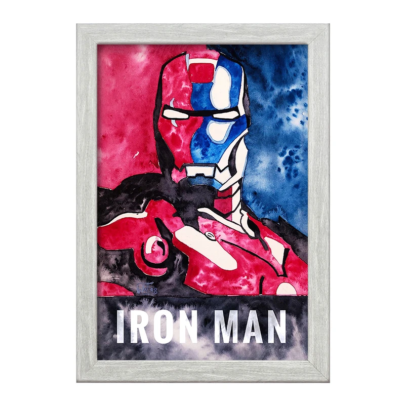 تابلو خندالو طرح مرد آهنی مارول (Marvel) کد F11353