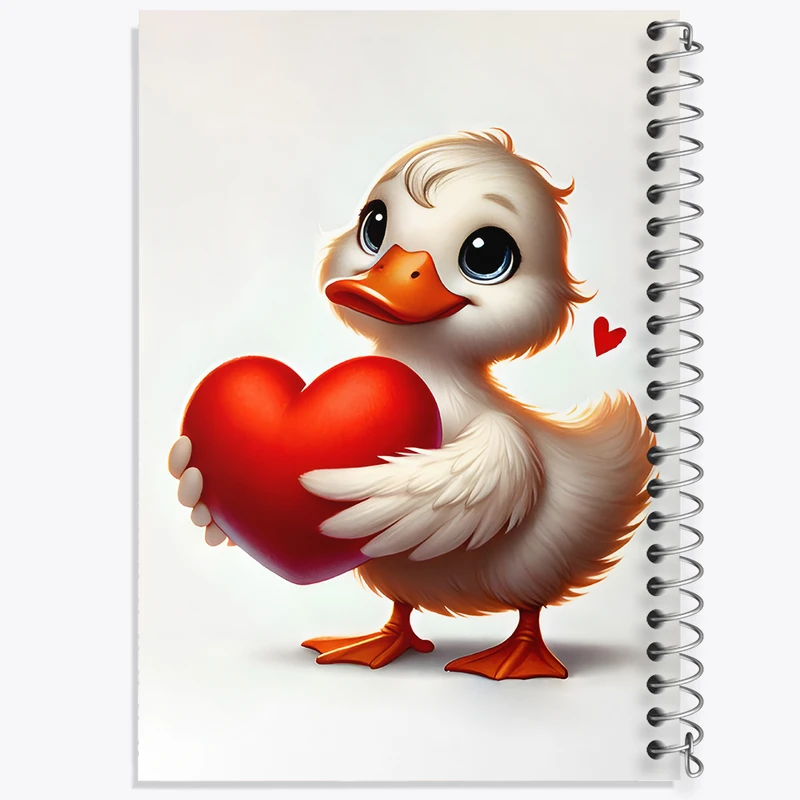 دفتر مشق 50 برگ خندالو طرح اردک بامزه کد F11835