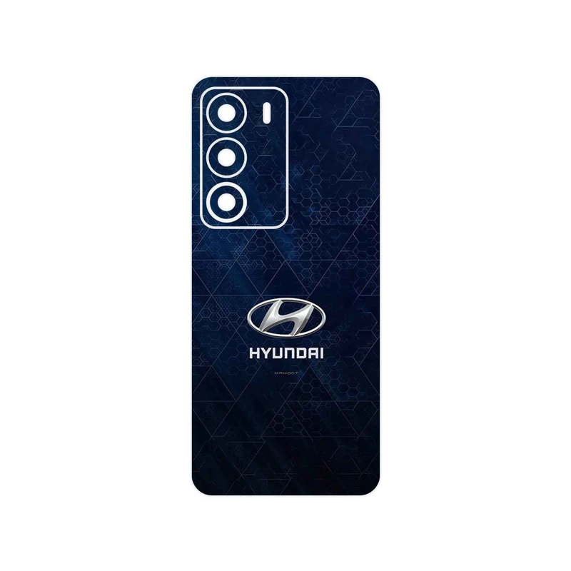 برچسب پوششی ماهوت مدل Hyundai_Logo مناسب برای گوشی موبایل ریلمی C71