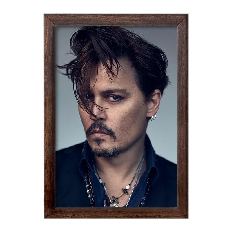 تابلو خندالو طرح جانی دپ Johnny Depp  کد 3292