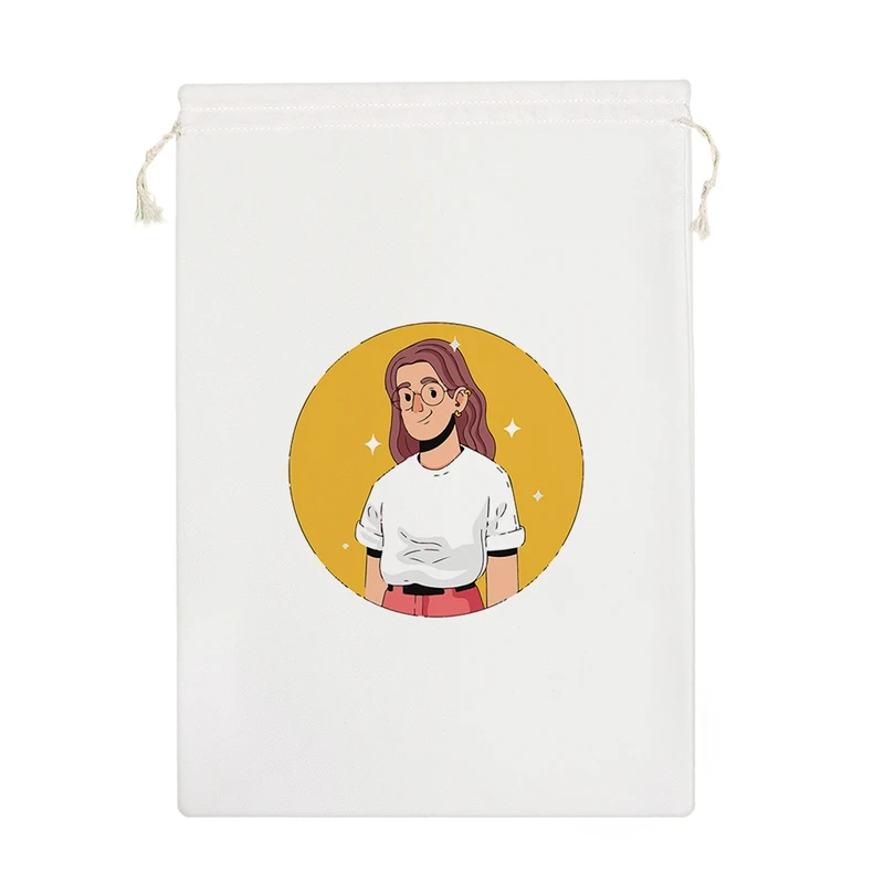 نظم دهنده خندالو مدل دخترک سفید و نارنجی کد 5302-M