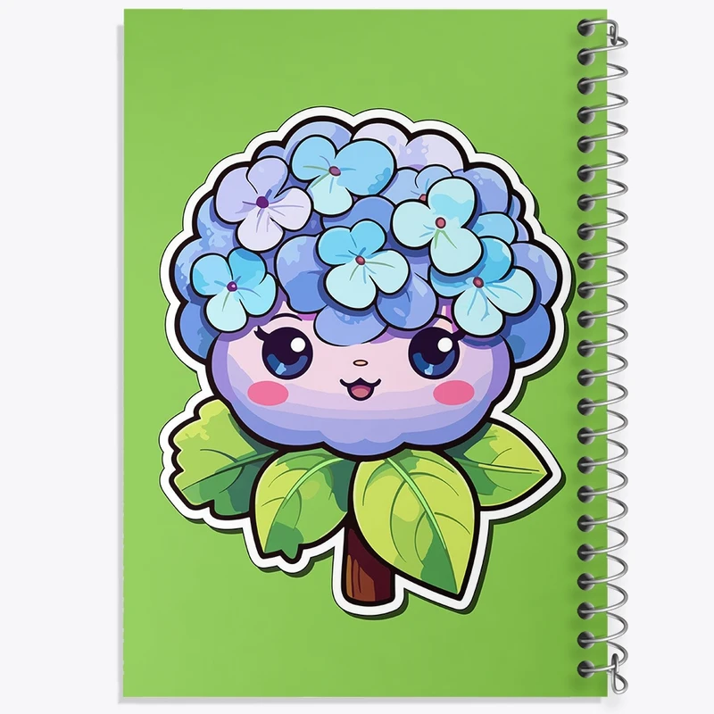 دفتر طراحی 50 برگ خندالو طرح گل و گیاه کد 36633