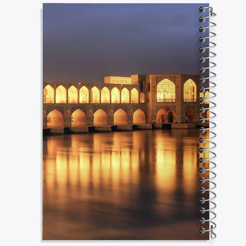 دفتر طراحی 50 برگ خندالو طرح سی و سه پل اصفهان کد 8605