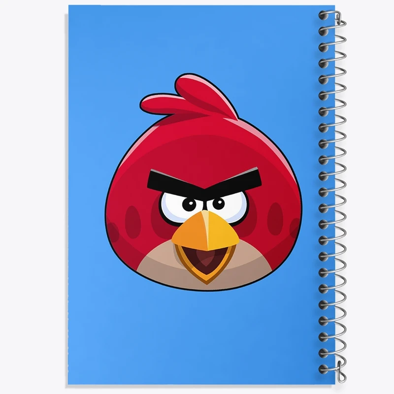 دفتر طراحی 50 برگ خندالو طرح پرندگان خشمگین Angry Birds  کد 13868