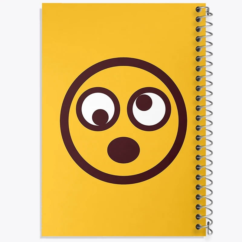 دفتر طراحی 50 برگ خندالو طرح ایموجی Emoji  کد 3019