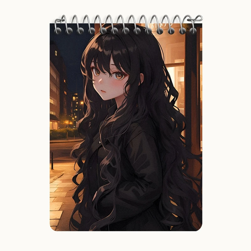 دفتر یادداشت 50 برگ خندالو طرح دخترانه کد N4326