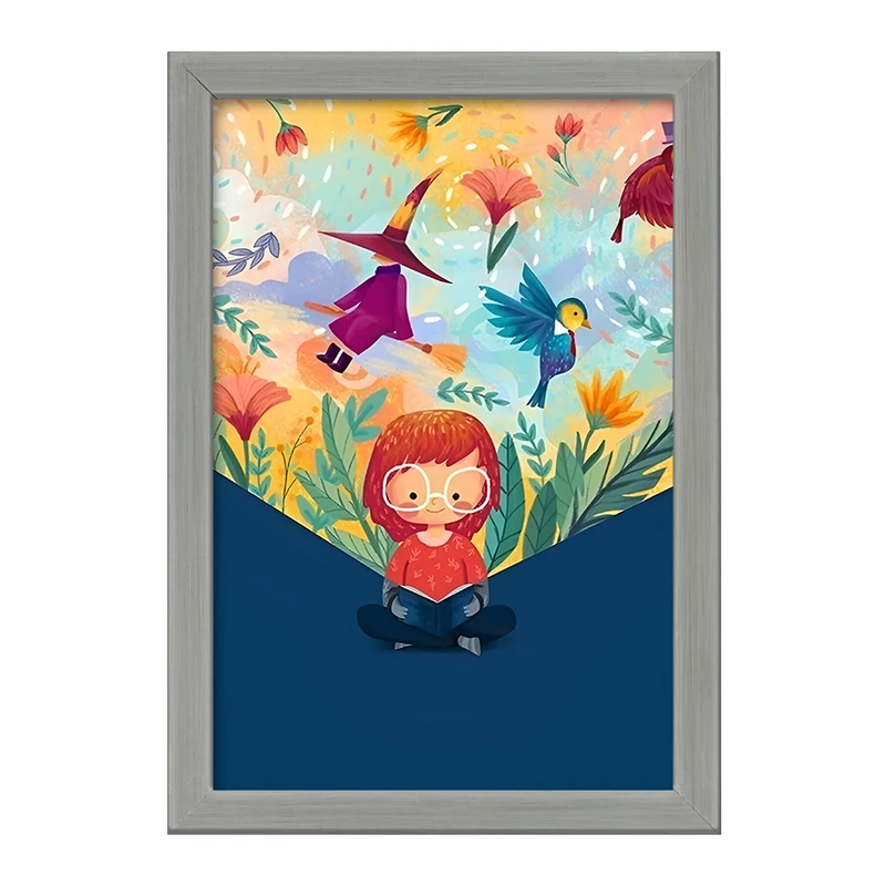 تابلو خندالو طرح دخترانه کودکانه کد F10935