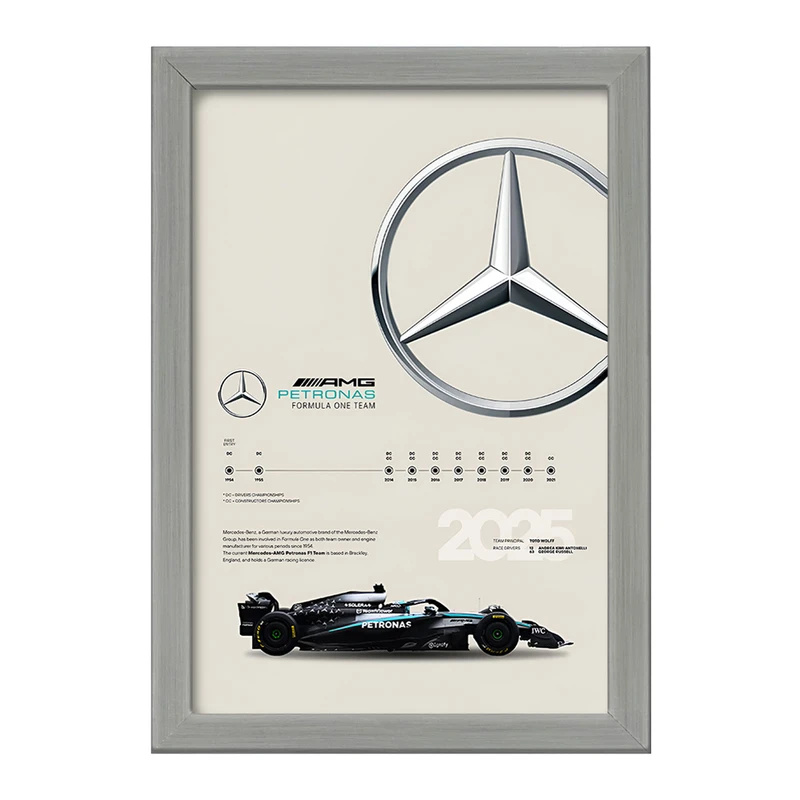 تابلو خندالو طرح مرسدس بنز (Mercedes Benz) کد F13492