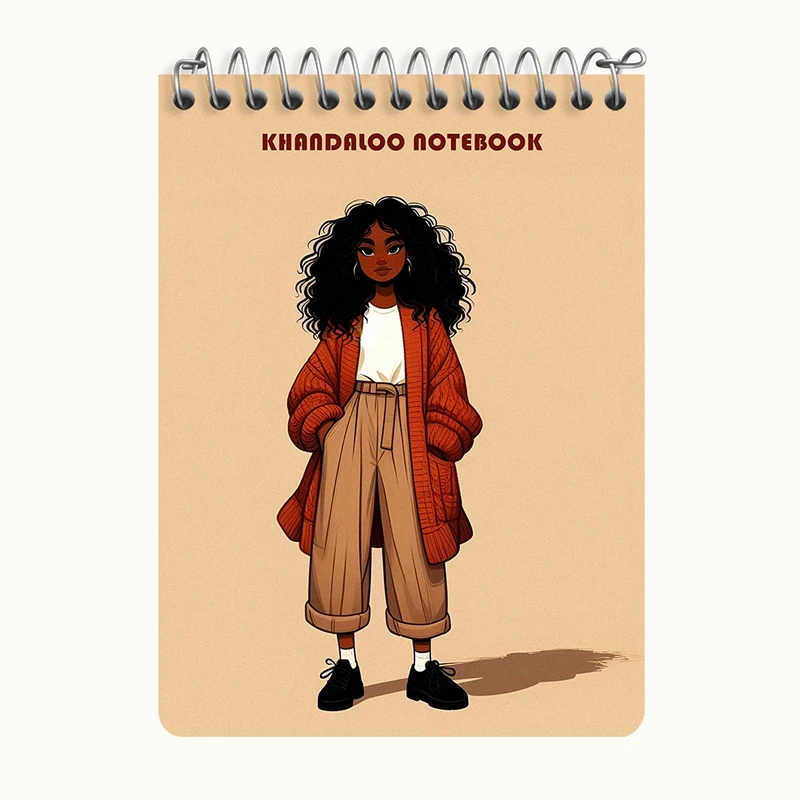 دفتر یادداشت 50 برگ خندالو طرح دخترانه کد N6313