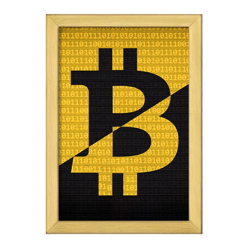 تابلو خندالو طرح بیت کوین (Bitcoin) کد F1606