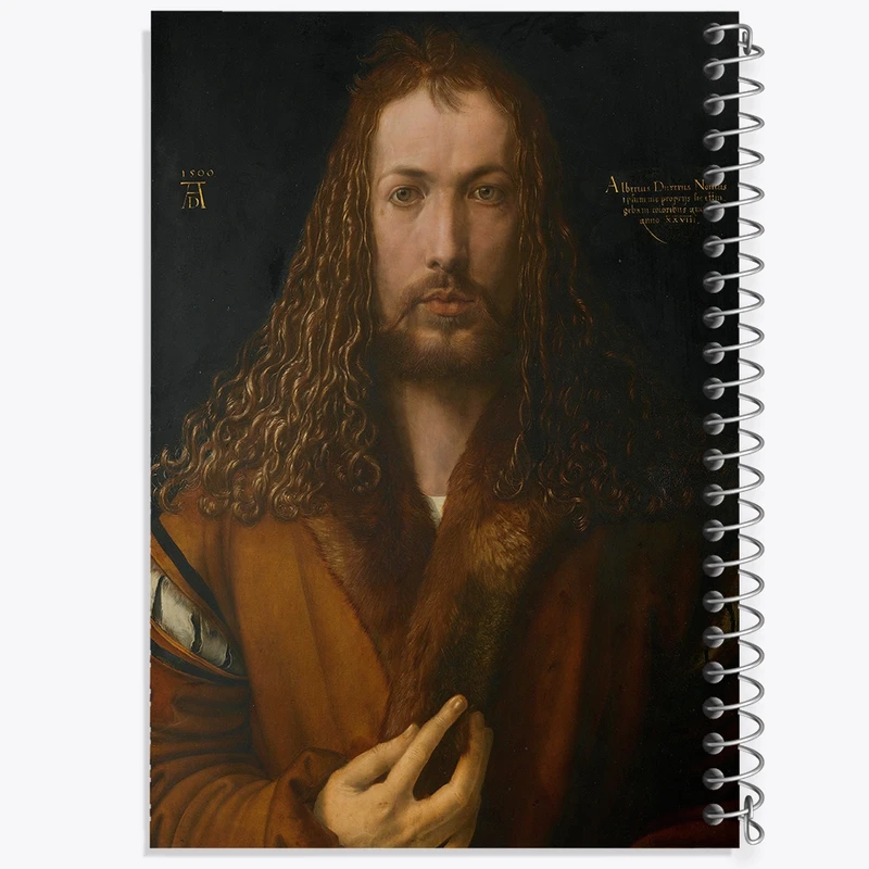 دفتر طراحی 50 برگ خندالو طرح سلف پرتره آلبرشت دورر کد F12391