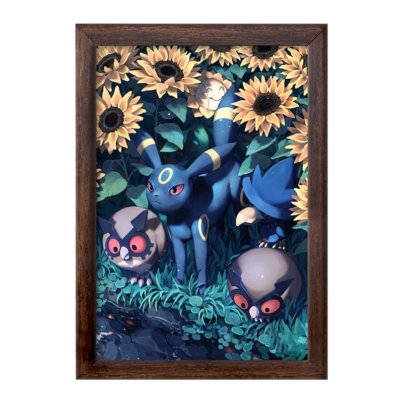 تابلو خندالو طرح امبرون پوکمون  کد 17373