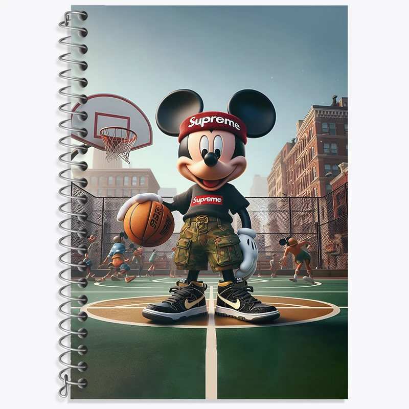 دفتر نت موسیقی 50 برگ خندالو طرح میکی موس کد F4403