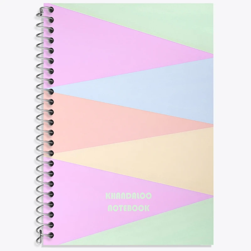 دفتر زبان 50 برگ خندالو مدل سه خط طرح مدرن کد N8616