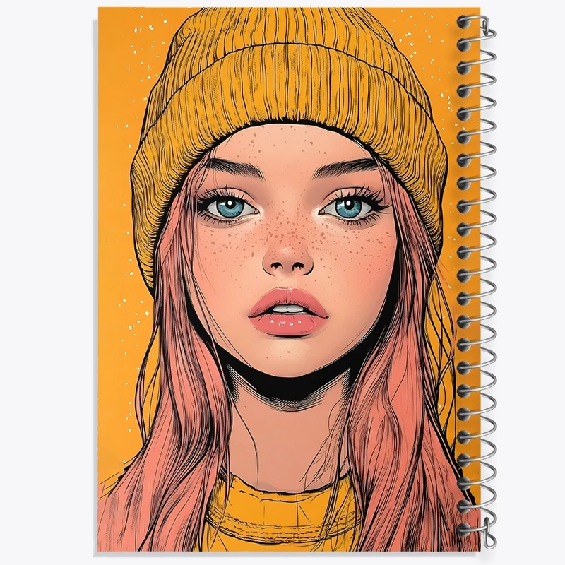 دفتر شطرنجی 50 برگ خندالو طرح دخترانه کد F9636