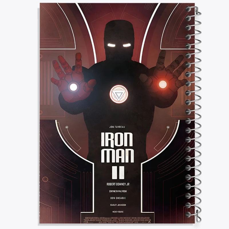 دفتر لیست خرید 50 برگ خندالو طرح مرد آهنی مارول (Marvel) کد F10507